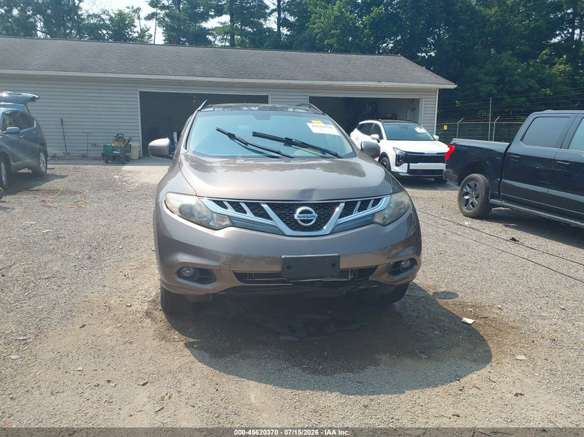 NISSAN MURANO 2012 VIN JN8AZ1MW1CW212717