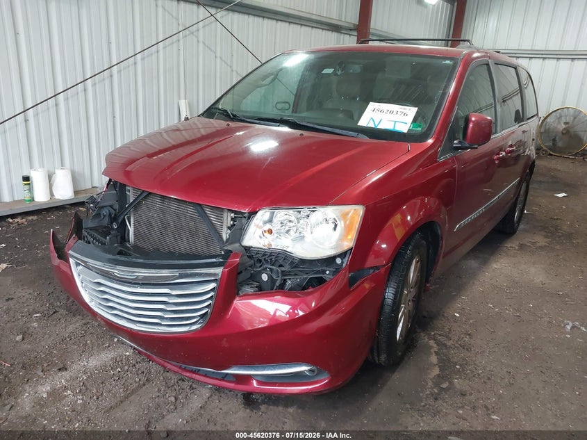 Vin: 2c4rc1bg9er211435, lot: 46118842, chrysler town & country touring 20142