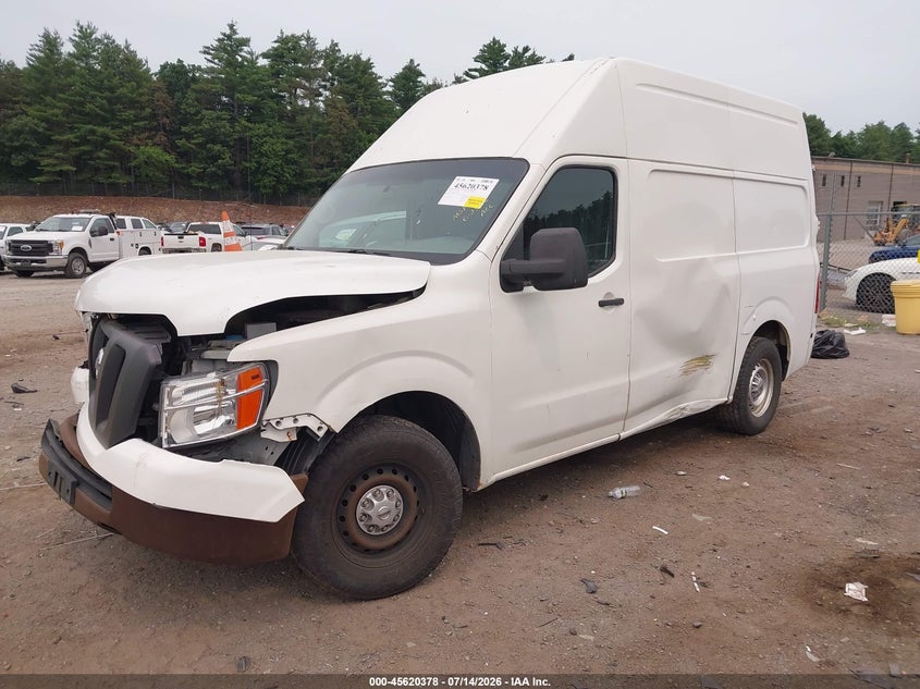 Vin: 1n6bf0ly9hn810053, lot: 46118844, nissan nv cargo nv2500 hd sv v6 20172