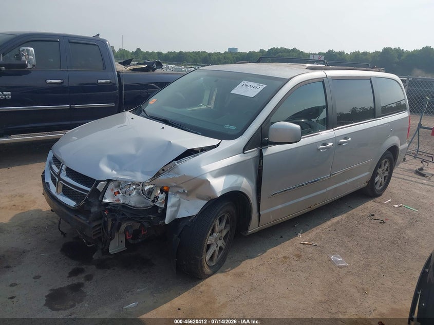 Vin: 2c4rc1bg1cr187418, lot: 46118878, chrysler town & country touring 20122