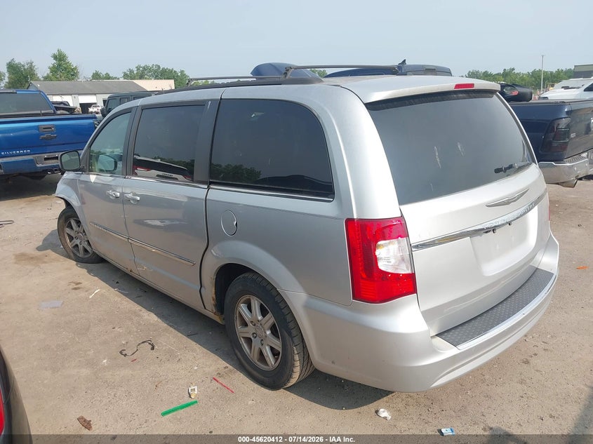 Vin: 2c4rc1bg1cr187418, lot: 46118878, chrysler town & country touring 20123
