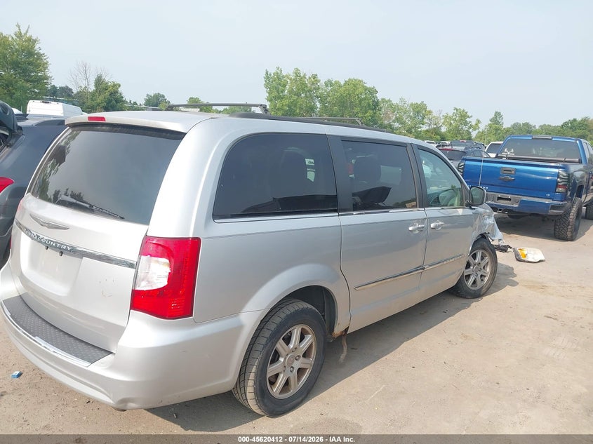 Vin: 2c4rc1bg1cr187418, lot: 46118878, chrysler town & country touring 20124