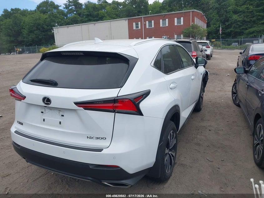 Vin: jtjsardz2m2263357, lot: 46119048, lexus nx 300 f sport 20214
