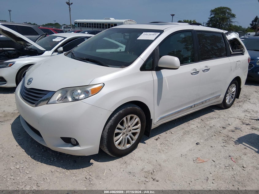 2015 Toyota Sienna, Крыша, IAAI, VIN 5TDYK3DC0FS563350 — фото 2