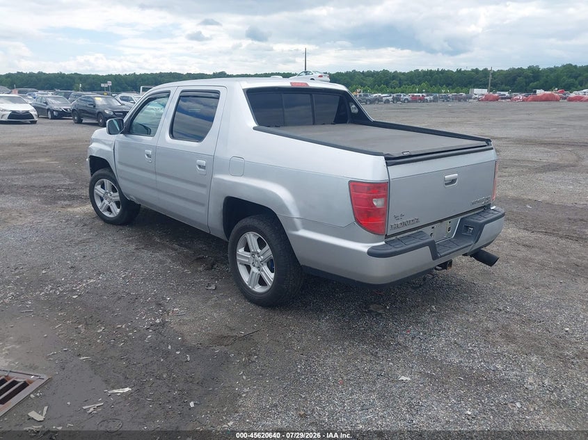 Vin: 5fpyk1f57ab007771, lot: 46119106, honda ridgeline rtl 20103