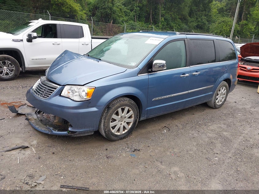 Vin: 2c4rc1cg7cr170931, lot: 46119170, chrysler town & country touring-l 20122