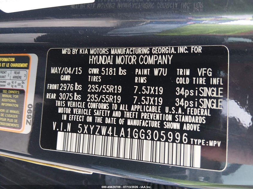 2016 HYUNDAI SANTA FE SPORT 2.0L TURBO — Фото 9