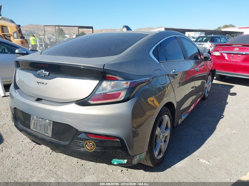 Vin: 1g1rc6s54hu190778, lot: 46119261, chevrolet volt lt 20174