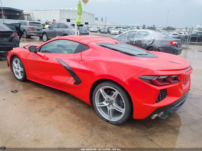 Vin: 1g1y72d43l5118602, lot: 46119265, chevrolet corvette stingray rwd  2lt 20203