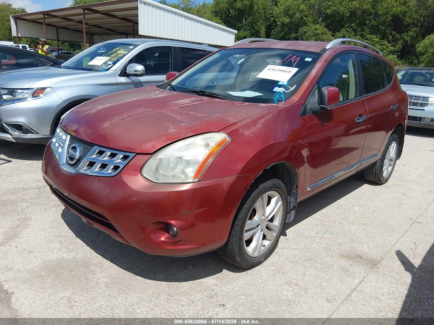 Vin: jn8as5mt1cw273535, lot: 46119334, nissan rogue sv 20122