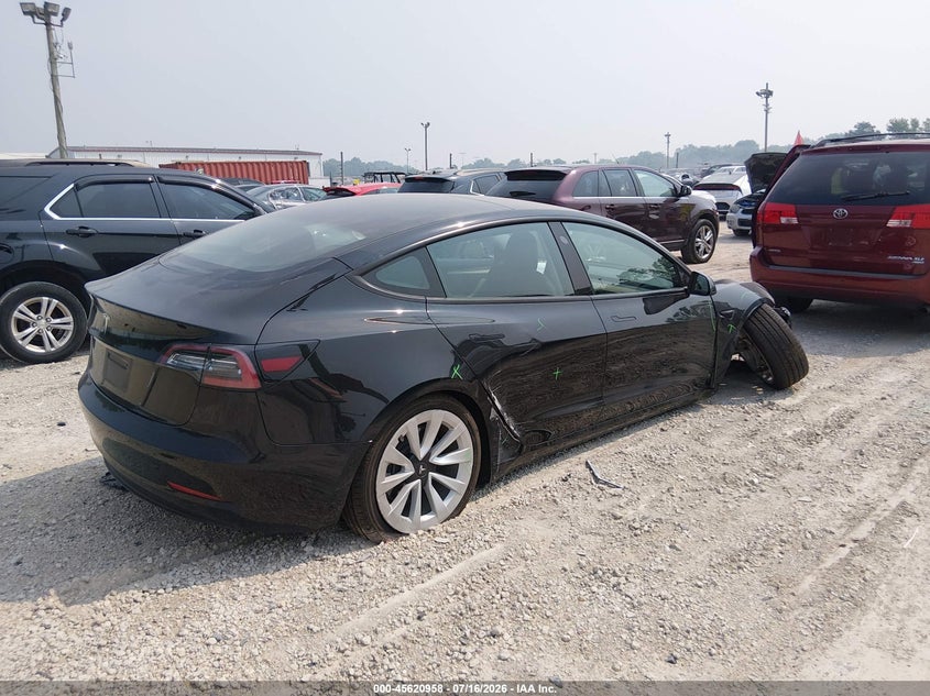 2022 TESLA MODEL 3 auction photo 4