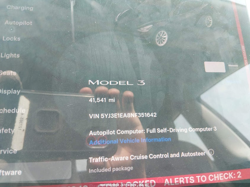2022 TESLA MODEL 3 auction photo 7