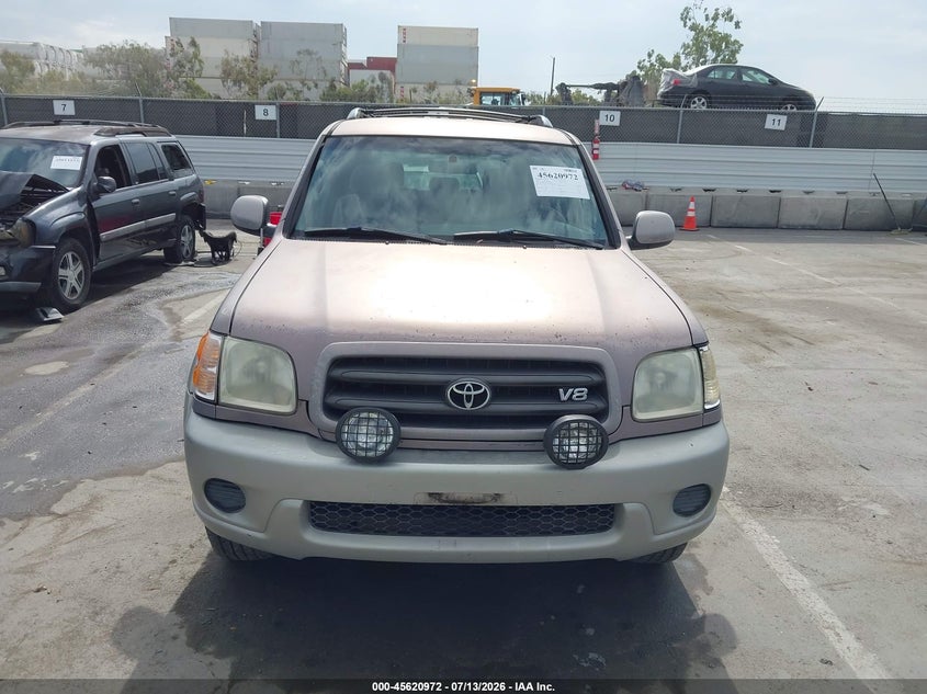 2002 Toyota Sequoia Sr5 V8 VIN: 5TDZT34A72S115424 Lot: 45620972