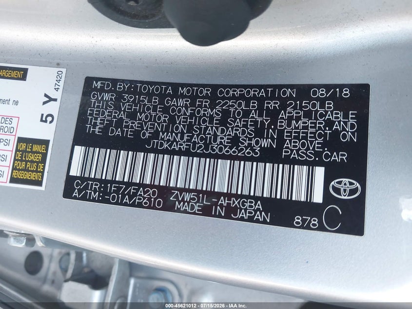 TOYOTA PRIUS - zdjęcie 9