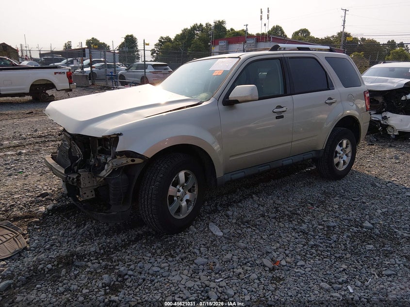 Vin: 1fmcu0e75ckc37191, lot: 46119497, ford escape limited 20122