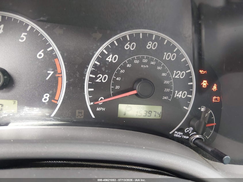 2010 TOYOTA COROLLA auction photo 7