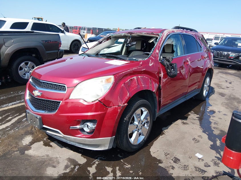 2013 Chevrolet Equinox, Rollover, IAAI, VIN 2GNALPEK5D6429637 — photo 2