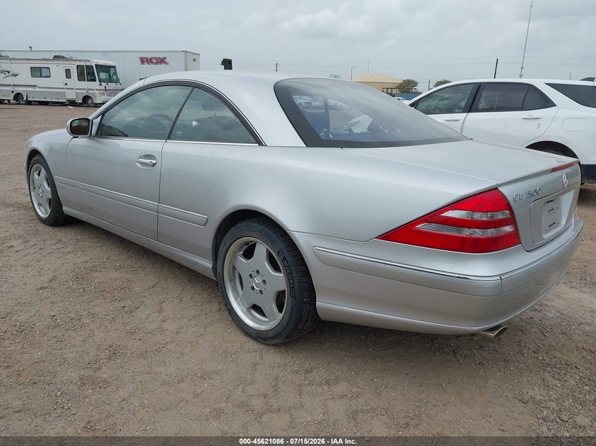 2002 MERCEDES-BENZ CL 500 auction photo 3