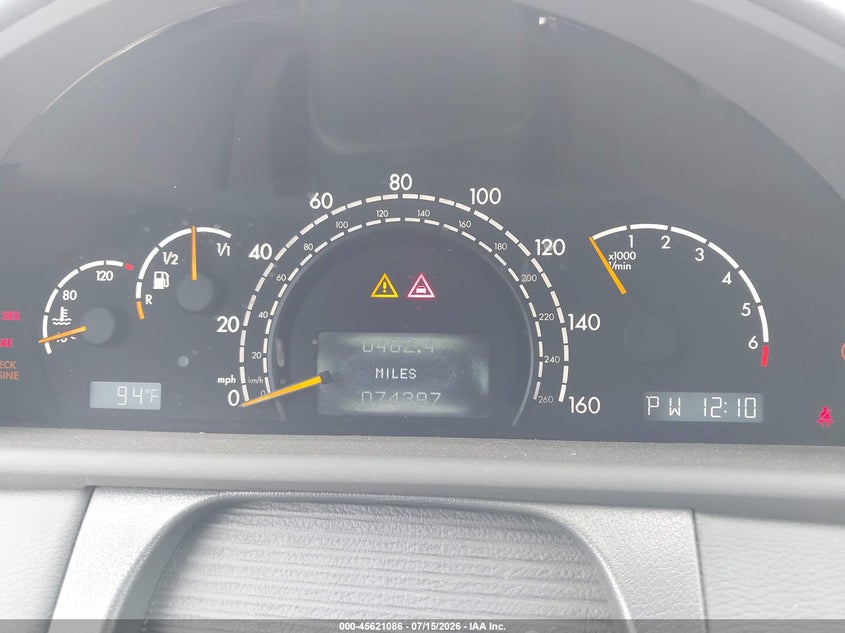 2002 MERCEDES-BENZ CL 500 auction photo 7