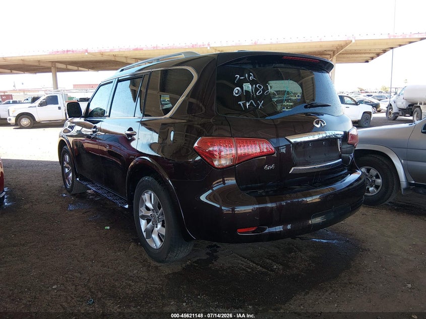Vin: jn8az2ne6c9019182, lot: 46119614, infiniti qx56 20123