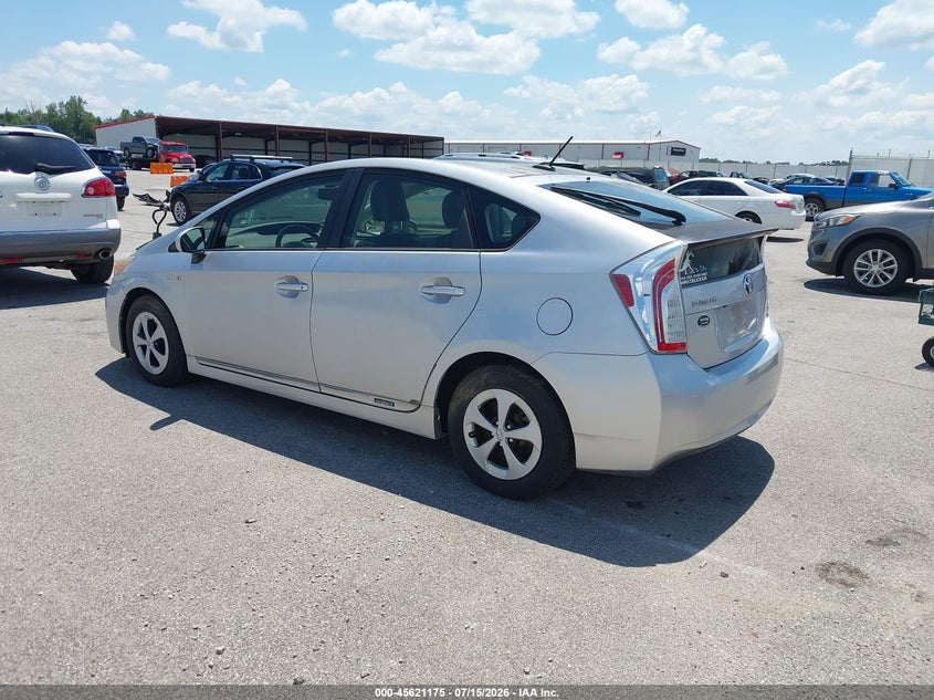 2012 TOYOTA PRIUS auction photo 3