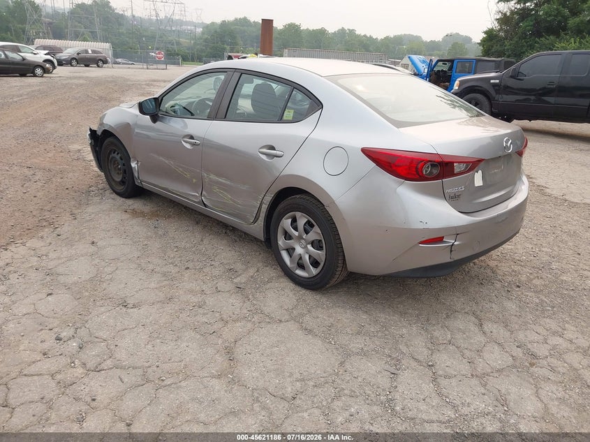 Vin: jm1bm1t74g1320535, lot: 46119652, mazda mazda3 i sport 20163