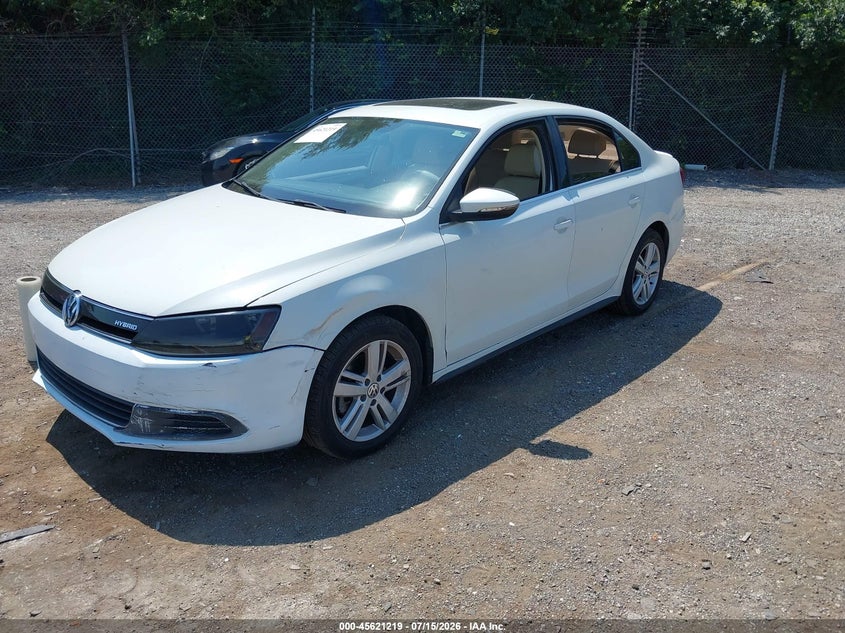 2013 VOLKSWAGEN JETTA HYBRID auction photo 2