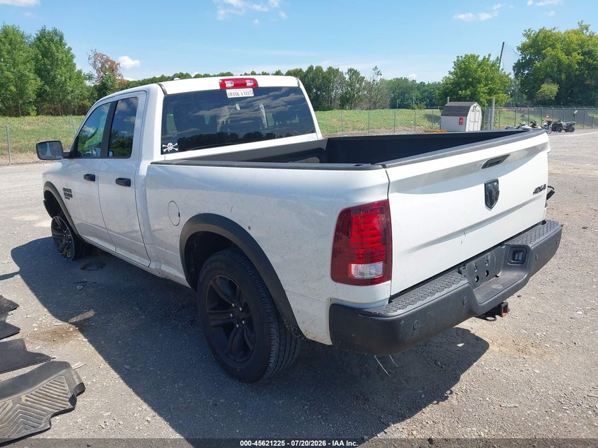 Vin: 1c6rr7gg6ns156135, lot: 46119691, ram 1500 classic warlock  4x4 6'4 box 20223