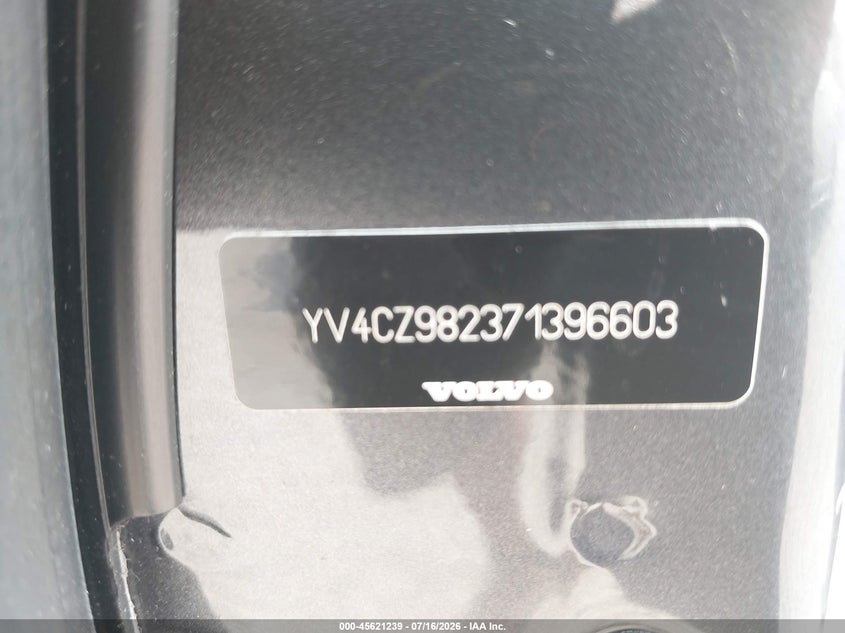 2006 Volvo Xc90 VIN: YV4CZ982371396603 Lot: 45621239