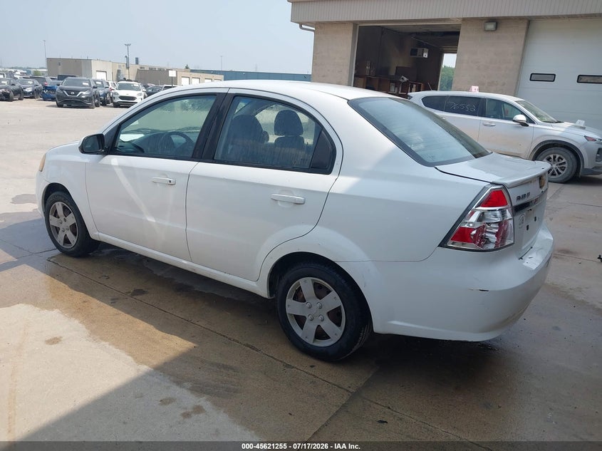 Vin: kl1td5de9bb197673, lot: 46119721, chevrolet aveo 1lt 20113