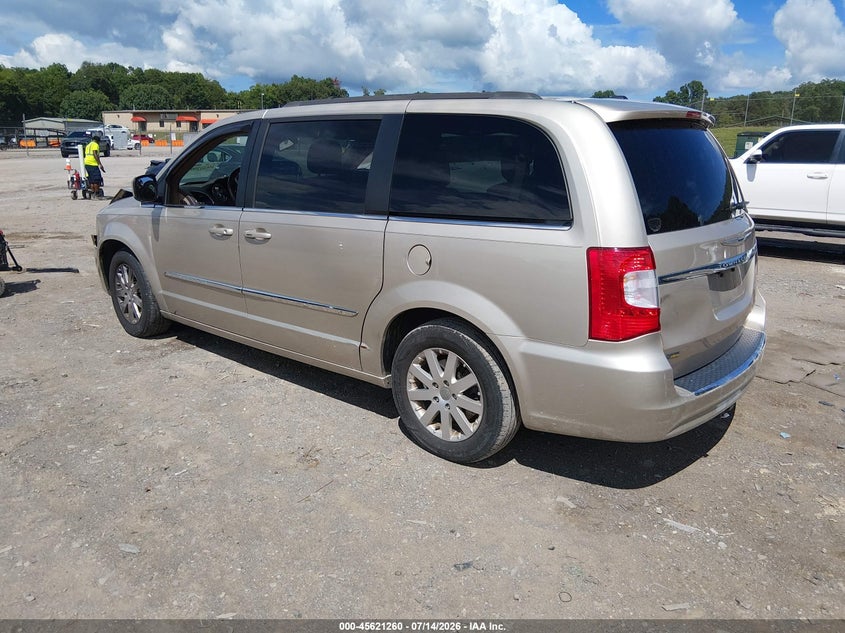 Vin: 2c4rc1bg7gr286444, lot: 46119726, chrysler town & country touring 20163