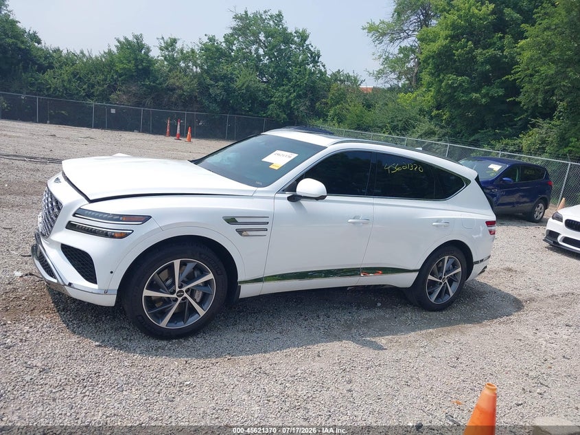 2025 Genesis Gv80 3.5T Advanced Awd VIN: KMUHDESC5SU226779 Lot: 45621370
