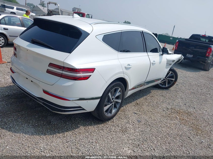 Vin: kmuhdesc5su226779, lot: 46119836, genesis gv80 3.5t advanced awd 20254