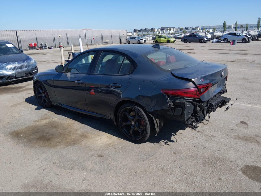 2019 Alfa Romeo Giulia Ti Sport Rwd VIN: ZARFAMBN0K7605904 Lot: 45621425