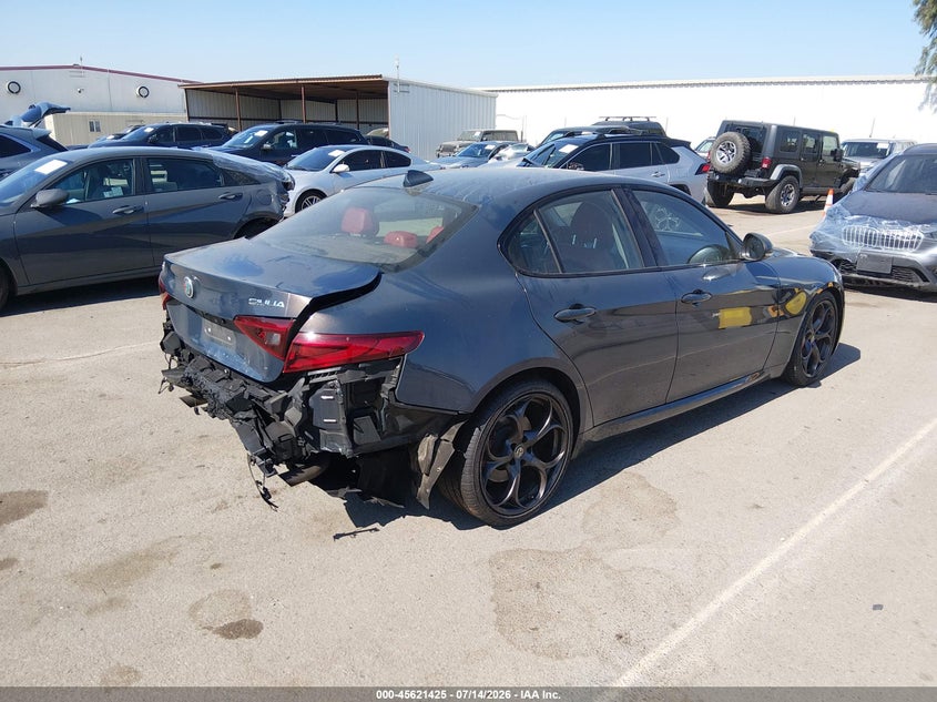 2019 Alfa Romeo Giulia Ti Sport Rwd VIN: ZARFAMBN0K7605904 Lot: 45621425