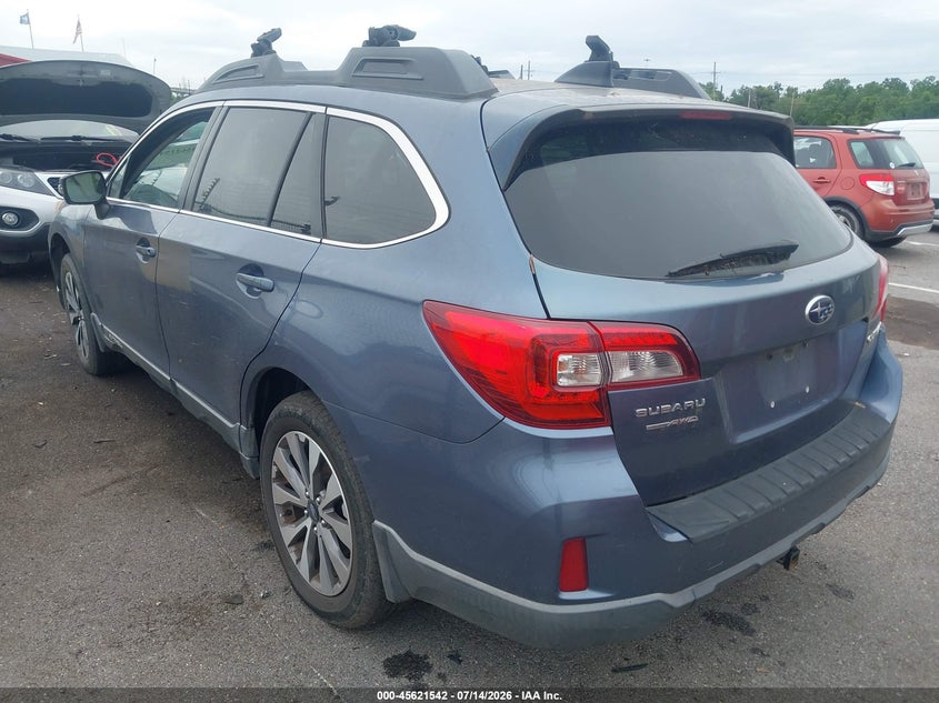 Vin: 4s4bsblc4g3237907, lot: 46120008, subaru outback 2.5i limited 20163
