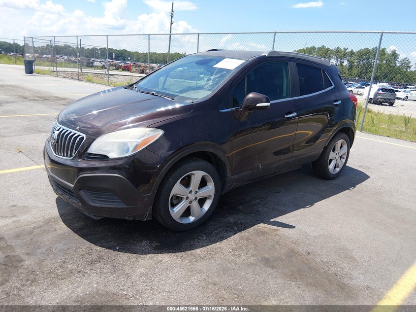 Vin: kl4cjasb6fb103672, lot: 46120032, buick encore 20152