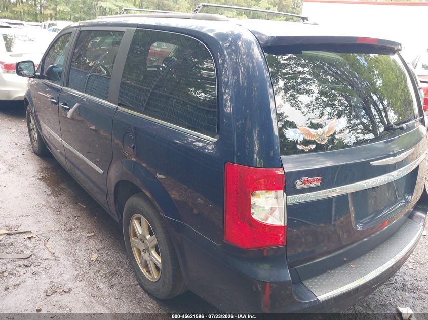 Vin: 2c4rc1bg3cr409814, lot: 46120052, chrysler town & country touring 20123