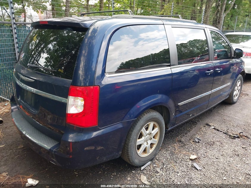 Vin: 2c4rc1bg3cr409814, lot: 46120052, chrysler town & country touring 20124