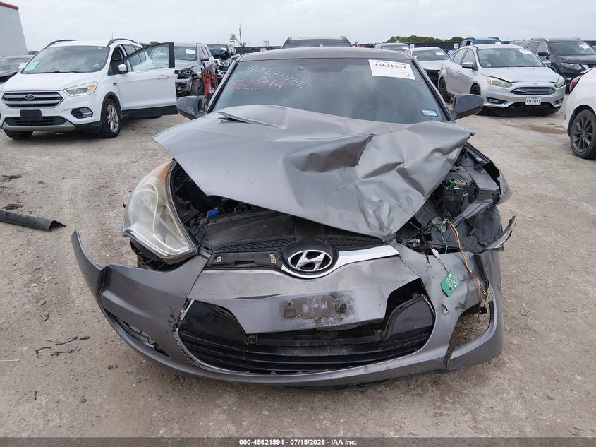 2012 Hyundai Veloster Base W/Black VIN: KMHTC6AD9CU047626 Lot: 45621594