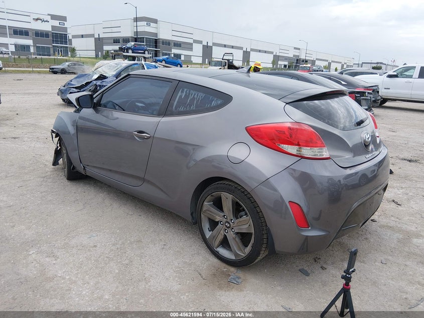Vin: kmhtc6ad9cu047626, lot: 46120060, hyundai veloster base w/black 20123