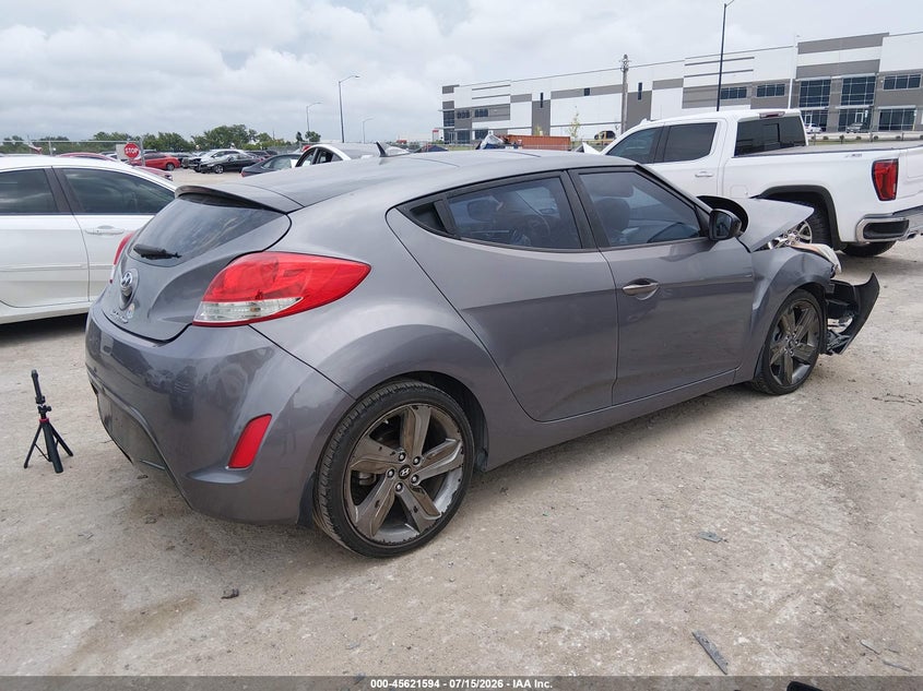 Vin: kmhtc6ad9cu047626, lot: 46120060, hyundai veloster base w/black 20124
