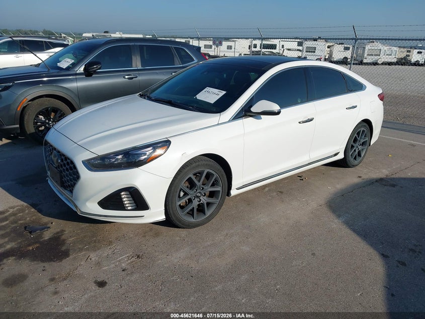 2019 Hyundai Sonata, Дах, IAAI, VIN 5NPE34AB8KH735111 — фото 2