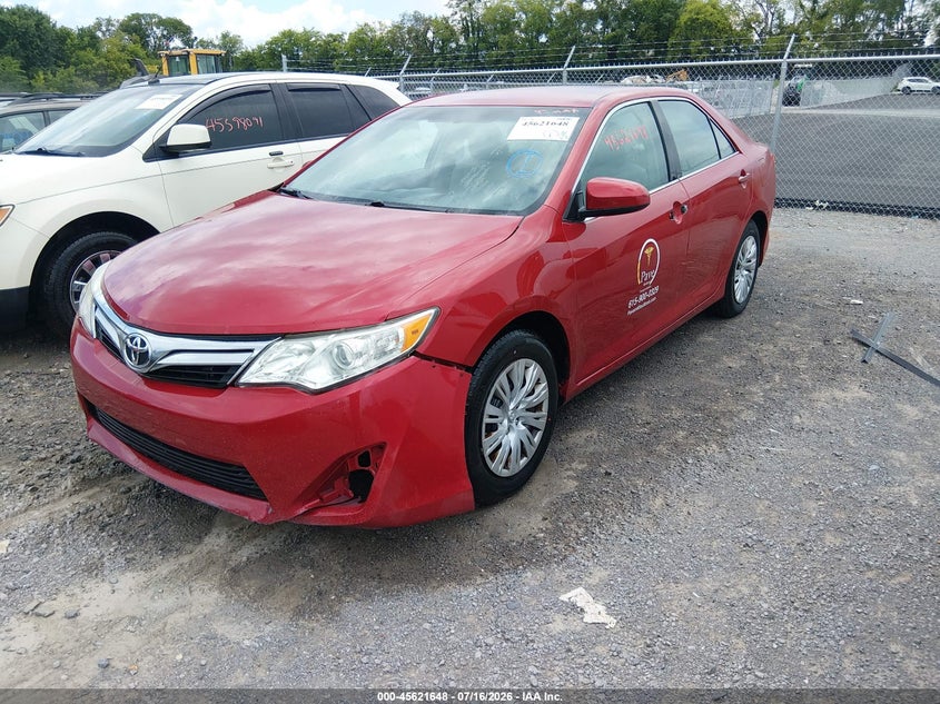 Vin: 4t1bf1fk2cu595531, lot: 46120114, toyota camry l 20122