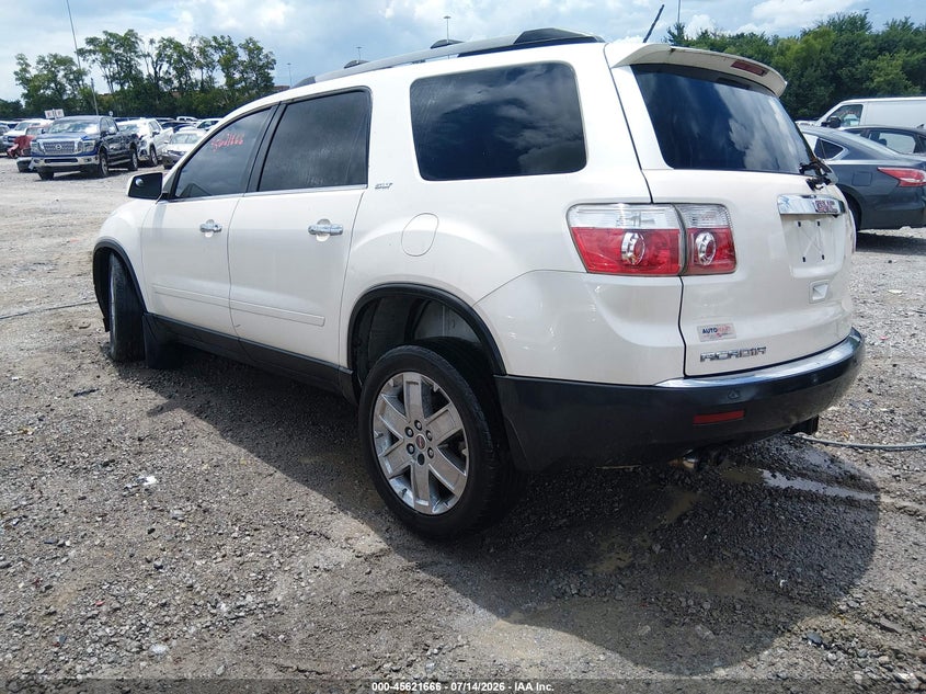 Vin: 1gklrned3aj211883, lot: 46120132, gmc acadia slt-2 20103
