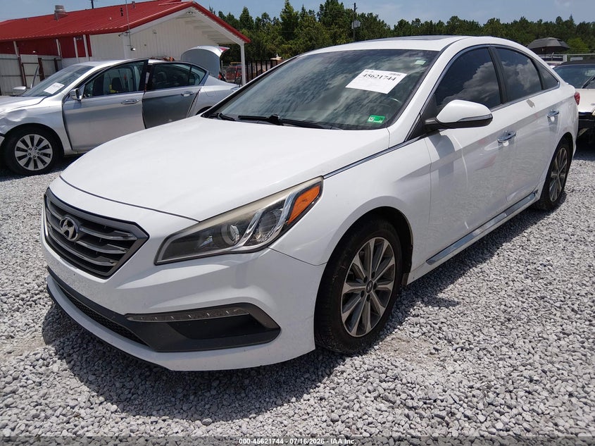 2017 Hyundai Sonata, Normal Wear & Tear, IAAI, VIN 5NPE34AF7HH522548 — photo 2