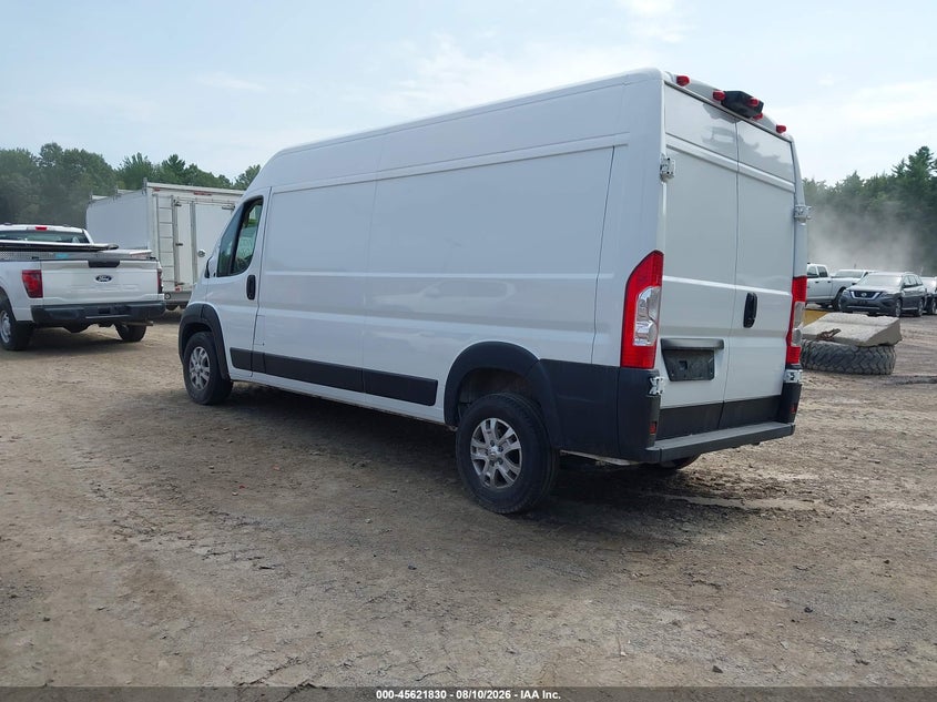 Vin: 3c6mrvhg1se555384, lot: 46120295, ram promaster 3500 slt+ high roof 159 wb 20253