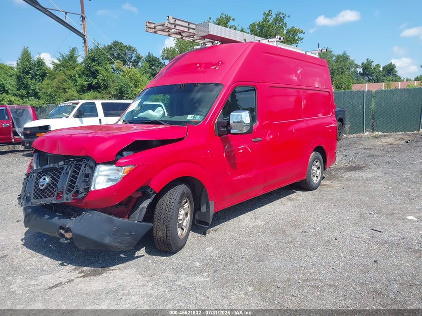 Vin: 1n6af0ly5gn800632, lot: 46120297, nissan nv cargo nv2500 hd sv v8 20162
