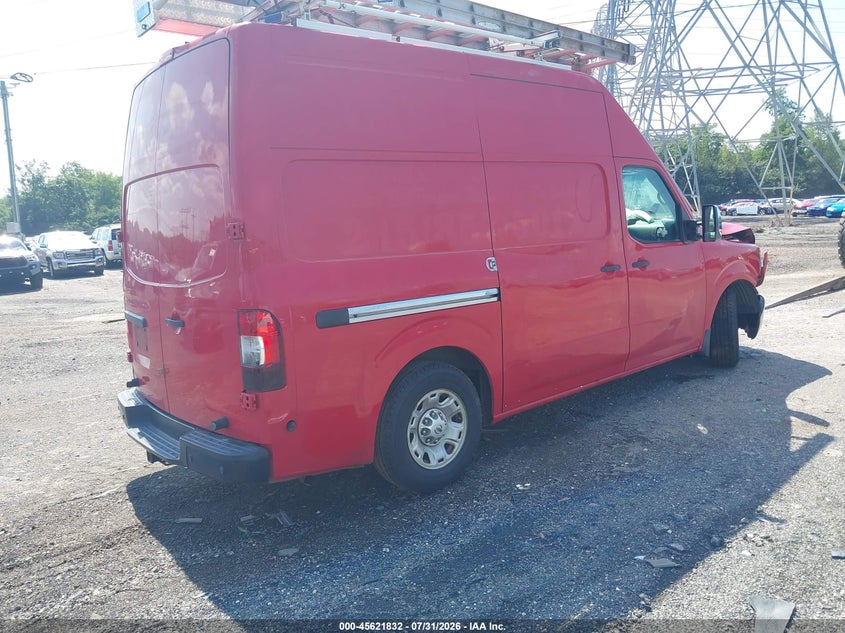 Vin: 1n6af0ly5gn800632, lot: 46120297, nissan nv cargo nv2500 hd sv v8 20164