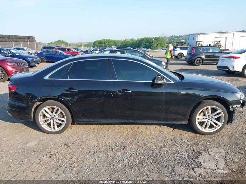 2021 Audi A4 Premium 45 Tfsi S Line Quattro S Tronic VIN: WAUDAAF46MN006826 Lot: 45621919